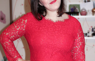 Weihnachts Outfit 2014 Red Dress